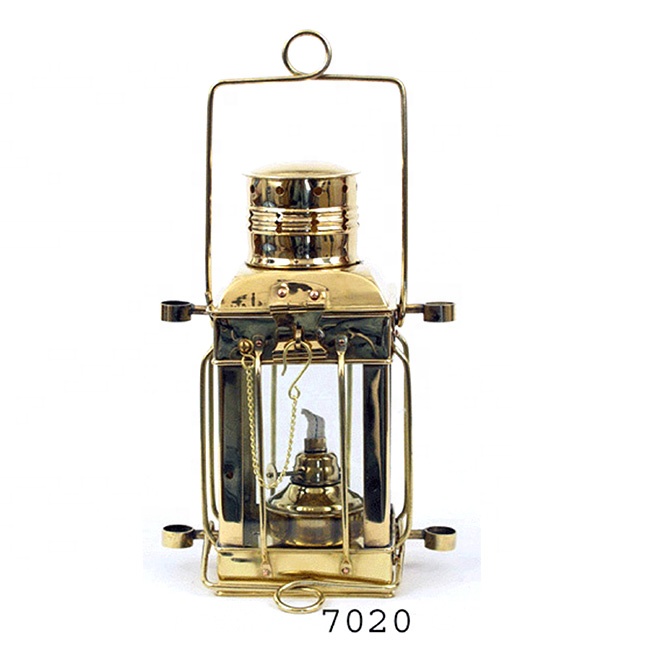 Brass nautical cargo lantern with oil | Lantern Wholesale